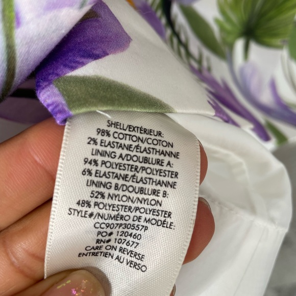 Alice + Olivia Palm Cream Dress 10 - Picture 6 of 9